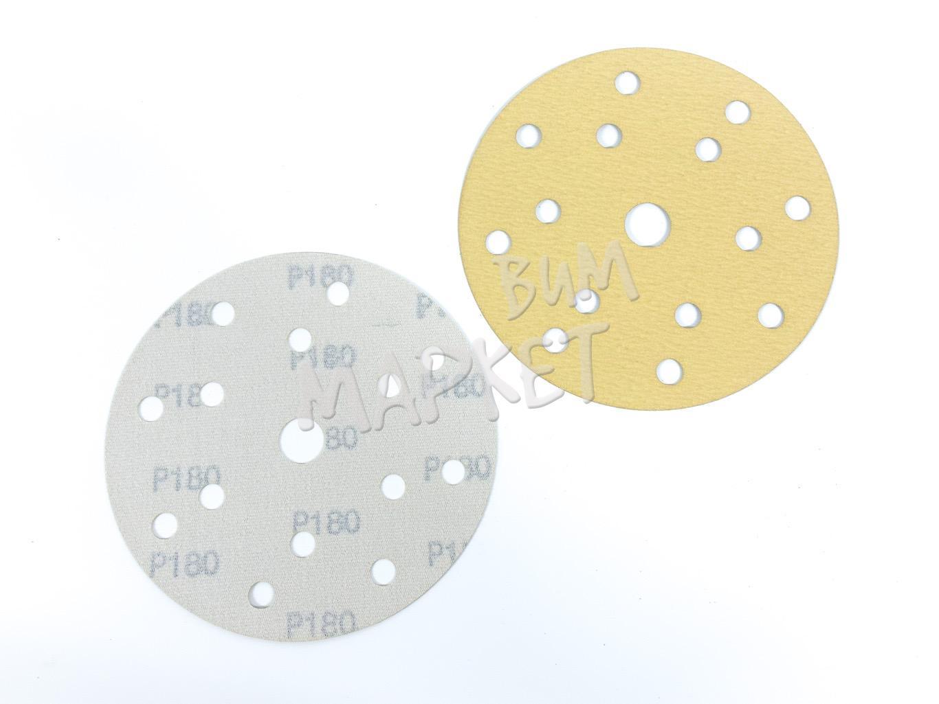Круг абразивный P180 150мм 15 отверстий VX-GOLD